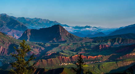 Qinghai Province Zhuoer Mountain Natural Scenic Area in China