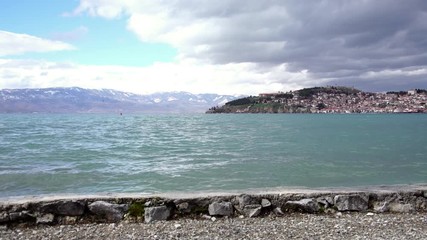 Old town of Ohrid and lake, Macedonia
