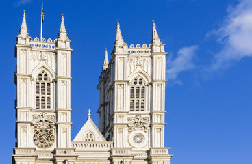 Fototapeta na wymiar Westminster Abbey, London, England, UK - London landmark