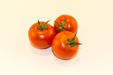 tomatoes isolated on white background