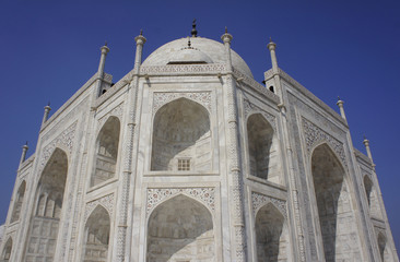 Fototapeta na wymiar Northern India, Agra, the Taj Mahal, Monumental Tomb