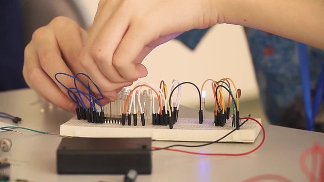 working with electronic constructor