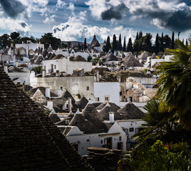 Trulli houses in Alberobello - Apulian town in Italy