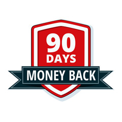 90 Days Money Back Shield illustration