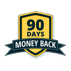 90 Days Money Back Shield illustration