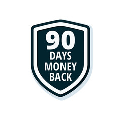 90 Days Money Back Shield illustration