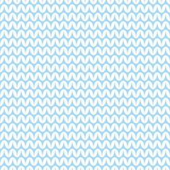 Fototapeta na wymiar Tile blue and white knitting vector pattern or winter background