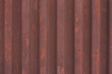 Metal red texture. Old metal profile.