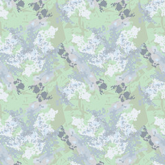 Light blue and mentol green urban UFO winter camouflage