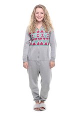 Caucasian woman in pajamas