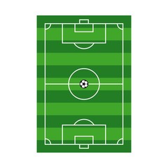 Playing Field Vector Template Design
