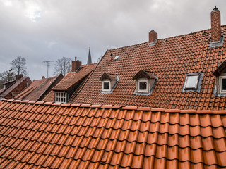 The architecture of city Hildesheim, Germany