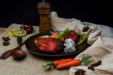 Indian food chicken Tikka Grill Flavor