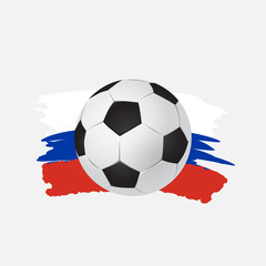 vector illustration, logo soccer cup on football. graphic design set of banners with modern abstractions and patterns on the background. realistic isolated vector ball