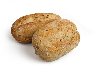 two small baguettes