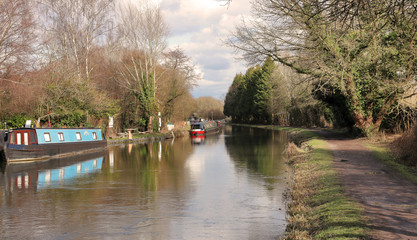 Fototapeta na wymiar Kennet and Avon Canal in England