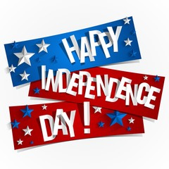 Fototapeta na wymiar Creative Abstract Happy Independence Day vector Illustration