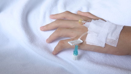 Patients treated with saline solution.   