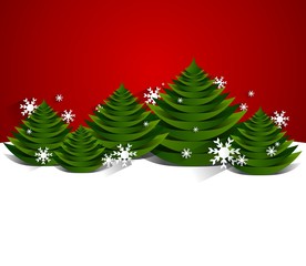 Merry Christmas celebration greeting card design vector illustration