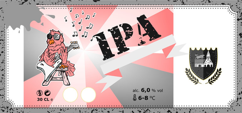 ipa bier etiket