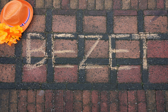 Occupied written on the street