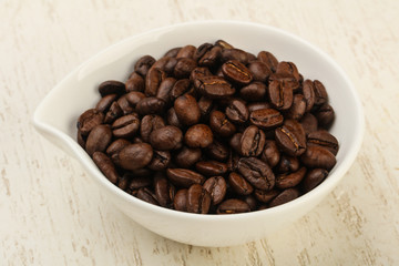 Roasted coffee beans