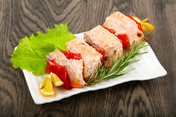 Salmon Skewer