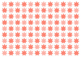 もみじ模様の背景イラスト