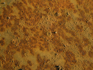 Rust metal surface