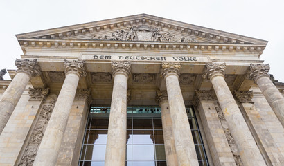 German parliament, Reichstag building in Berlin, Germany