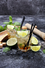 Lemon Fruit Lime Caipirinha of Brazil