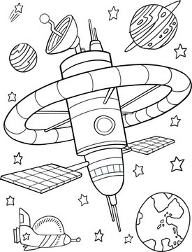 Space Vector Illustration Art