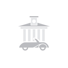 Car Law Firm Logo Icon Design