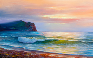 painting seascape