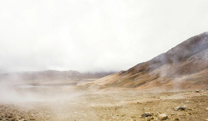 Laguna Milluni in Bolivia
