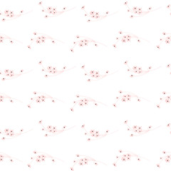 Soft Floral Seamless Pattern with hand drawn doodle small-scale flowers. Delicate romantic background for wallpaper, textile, wrapping paper, invitation cards, nursery, apparel. Vector