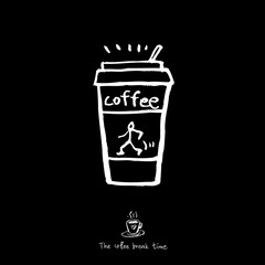 카페 포스터 / 손으로 그린 커피 그림