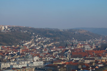 Fototapeta na wymiar Panoramablick auf die Stadt Eichstätt im Altmühltal