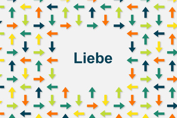 Wallpaper Pfeile - Liebe
