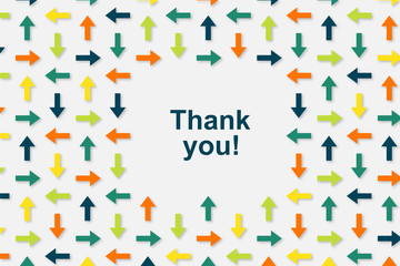 Wallpaper Pfeile - Thank you