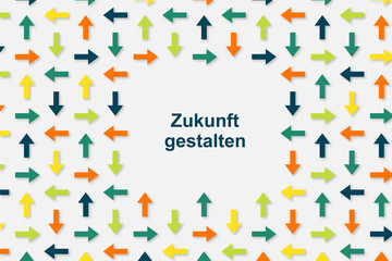 Wallpaper Pfeile - Zukunft gestalten