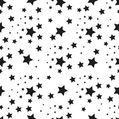 Cotton fabric Star seamless pattern. Cute kids star seamless pattern. Seamless patter with stars. Star background. Babies fashion. Vector illustration, eps 10
