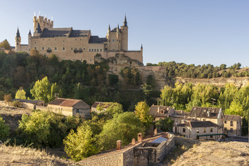 Fototapeta na wymiar City of Segovia, Spain.