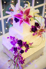Obraz na płótnie Canvas Wedding Cake At Reception