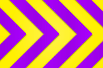 Vivid purple background with bright saturated yellow arrows