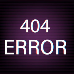 404 Error. Page Not Found. Blur