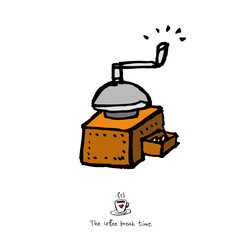 카페 포스터 / 손으로 그린 커피 그림