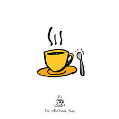 카페 포스터 / 손으로 그린 커피 그림