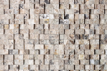 Tile, mosaic of stone blocks