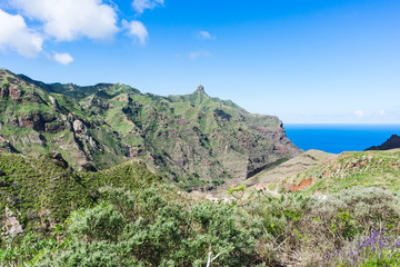 Fototapeta na wymiar Anaga massif in Tenerife, Canary Islands, Spain.